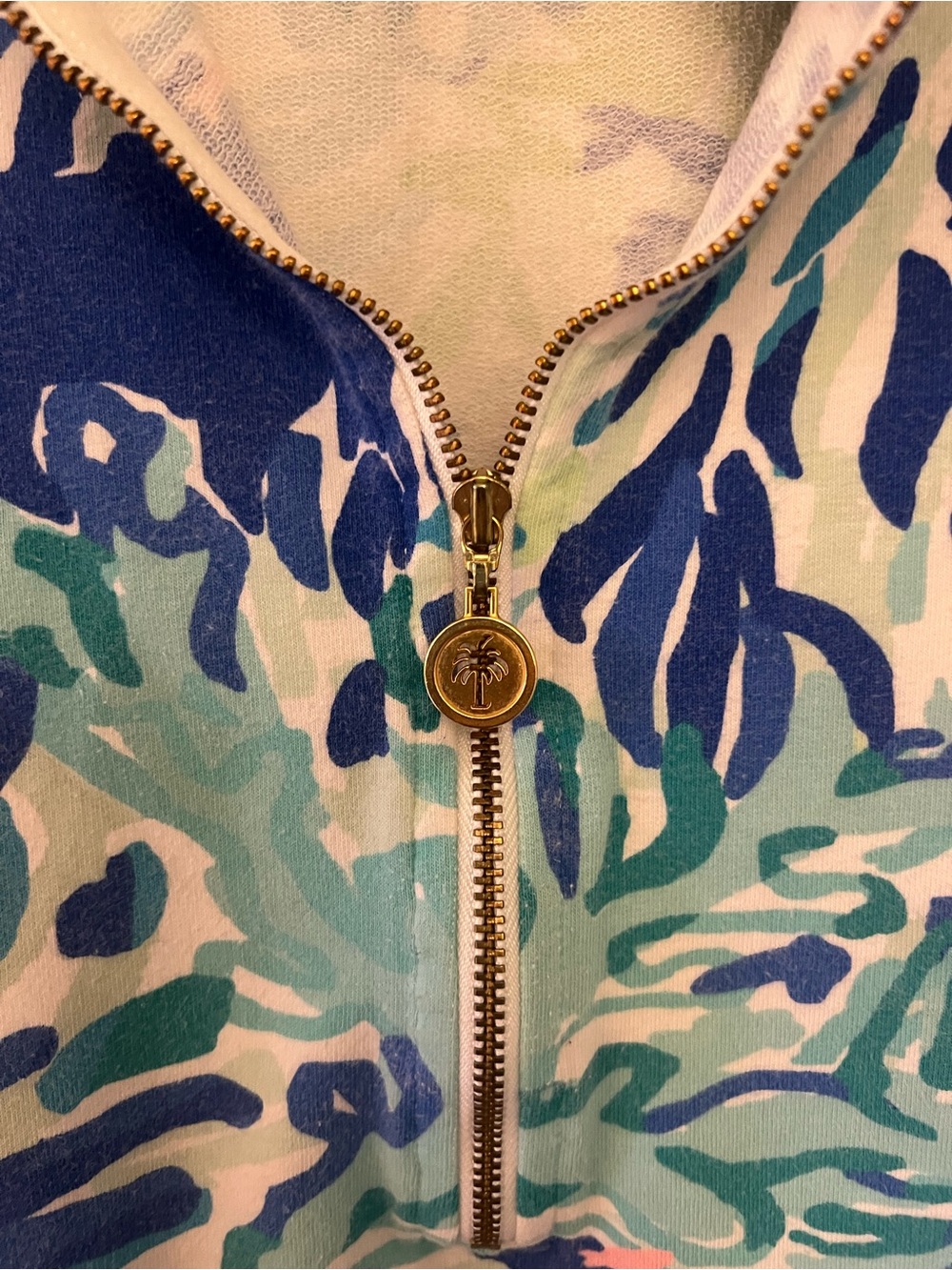 Lilly Pulitzer Skipper Popover - Wade and Sea - L - Picture 8 of 11
